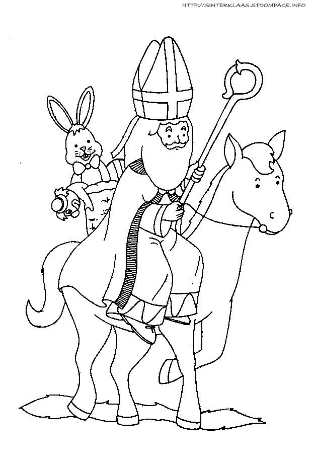 Dessin Coloriage Saint Nicolas